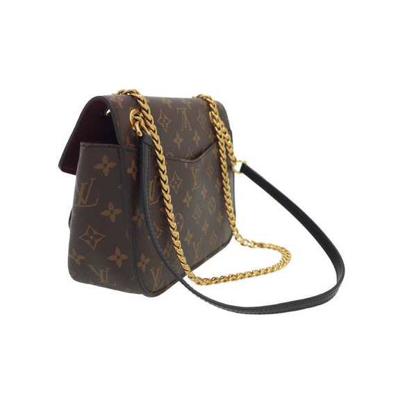 Louis Vuitton Monogram Passy chain Shoulder Bag Bordeaux - Picture 2 of 9